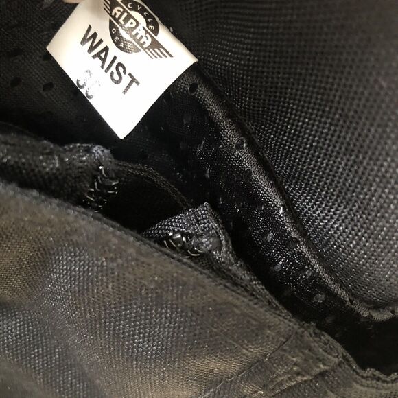 Alpha Cycle Gear Pants Mens 30x32 Black Padded Motorcycle Riding Racing Moto - Picture 8 of 14